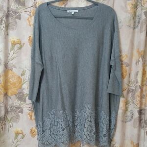 NWOT, See And Be Seen Lace Sweater